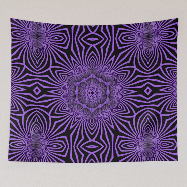 Item preview, Purple Tibethan Pattern designed and sold by Chand Khalid.