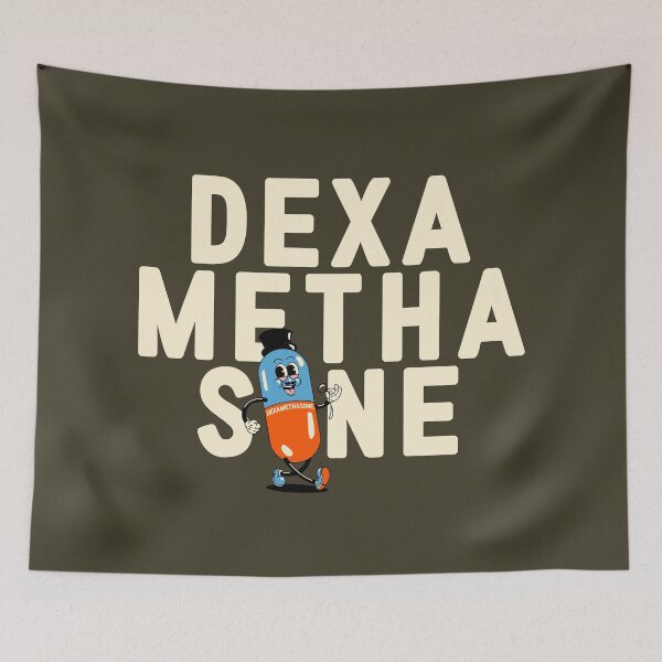 Item preview, Dexamethasone Sir Pill - Coronavirus Cure Pill | Good Day Sir | Pills O clock Meme | Oxford University Great Britain GB British UK United Kingdom designed and sold by Any Color Designs.