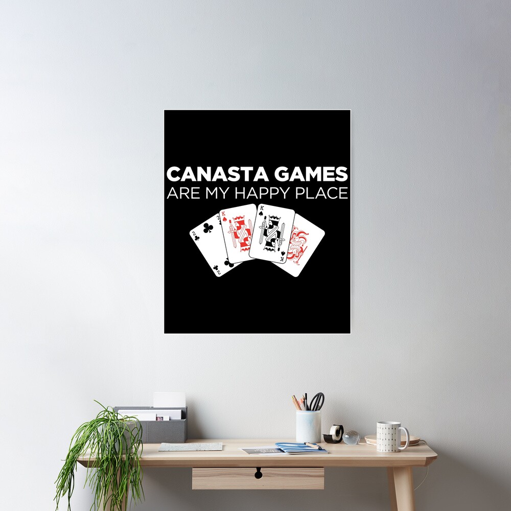 Happy Place Funny Card Playing Canasta graphic Greeting Card for Sale by  jakehughes2015