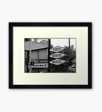 Chicago Motel Framed Print