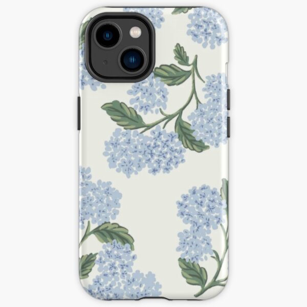 blue cream iPhone Tough Case