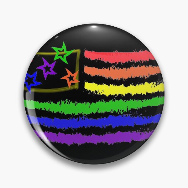 Artikelvorschau, LGBTQ Regenbogen USA Flaggensymbol entworfen und verkauft von JAZTshirt.