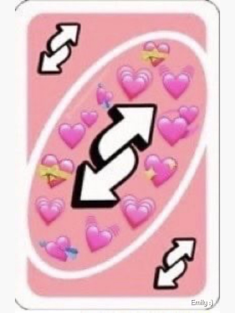 Uno Reverse Love Card Postcard By Emilyhamer Redbubble