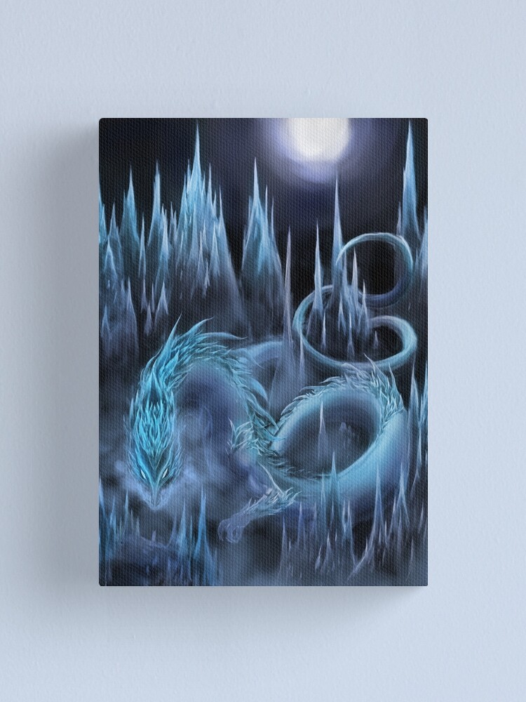 Alternate view of jormag guild wars 2 Canvas Print