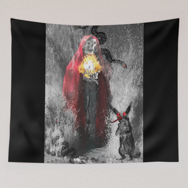 Item preview, Skeleton under the waterfall master of fire designed and sold by Astralia.