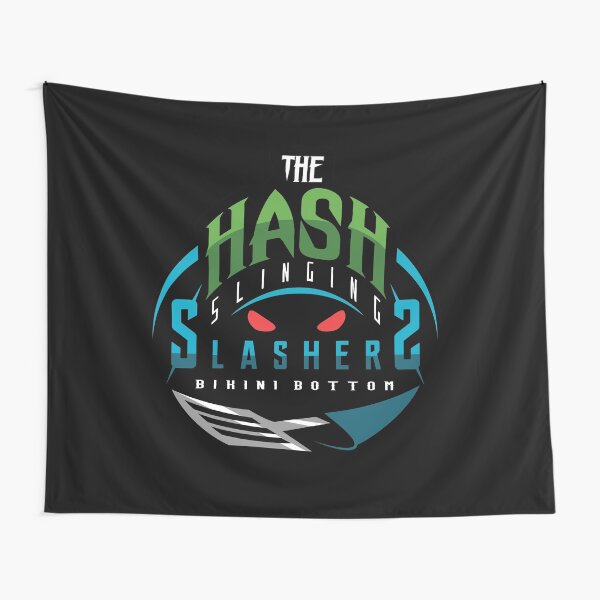 Hash Slinging Slasher/Sports Logo Tapestry