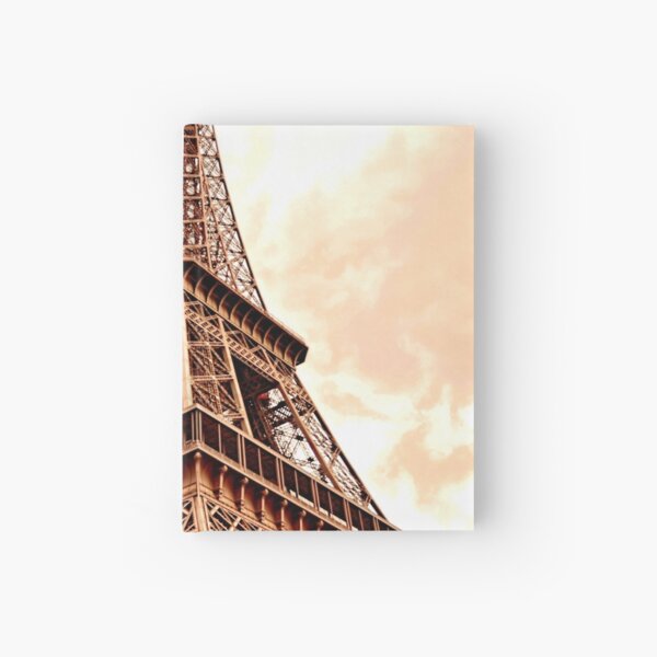 Paris Vacation Backdrop Eiffel Tower Hardcover Journal