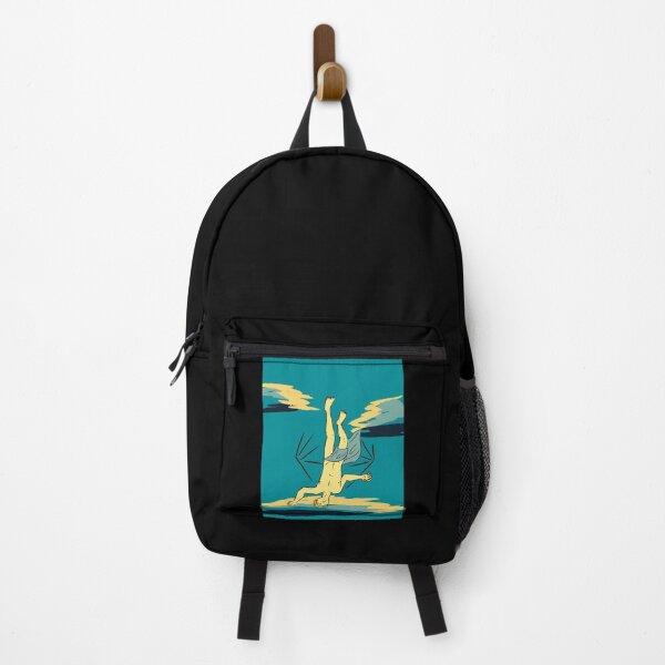 Item preview, Yellow and Blue Icarus Falling with Clouds designed and sold by honourablefool.