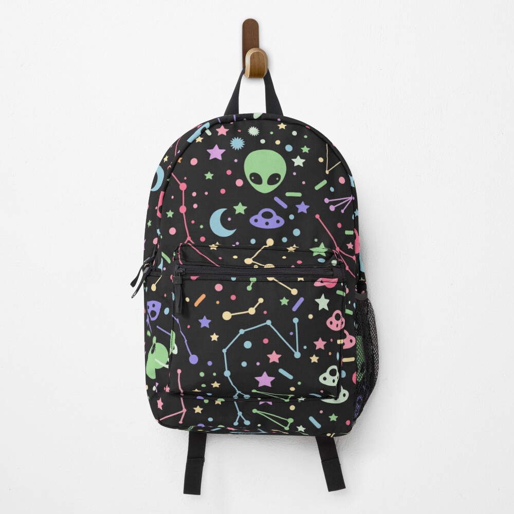 Night Sky Constellations with UFOs Backpack