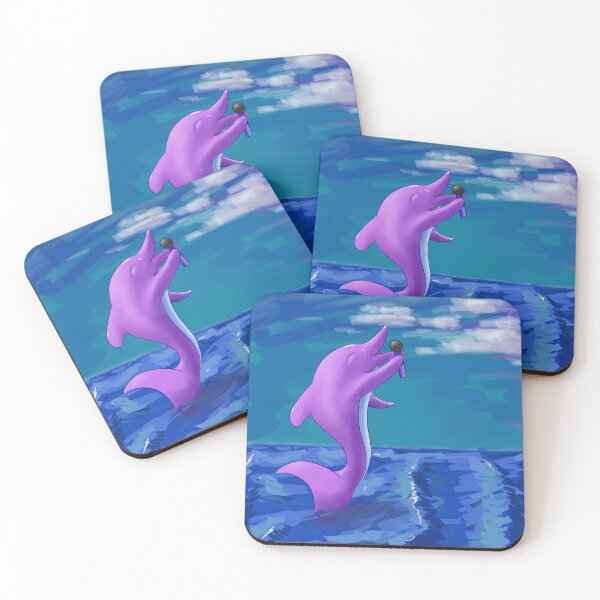 Item preview, Dolphin sing in empty sea. designed and sold by Vallirant.
