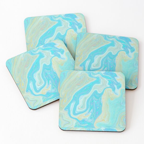 Item preview, Blue and Gold Marble designed and sold by Victoria Arose.
