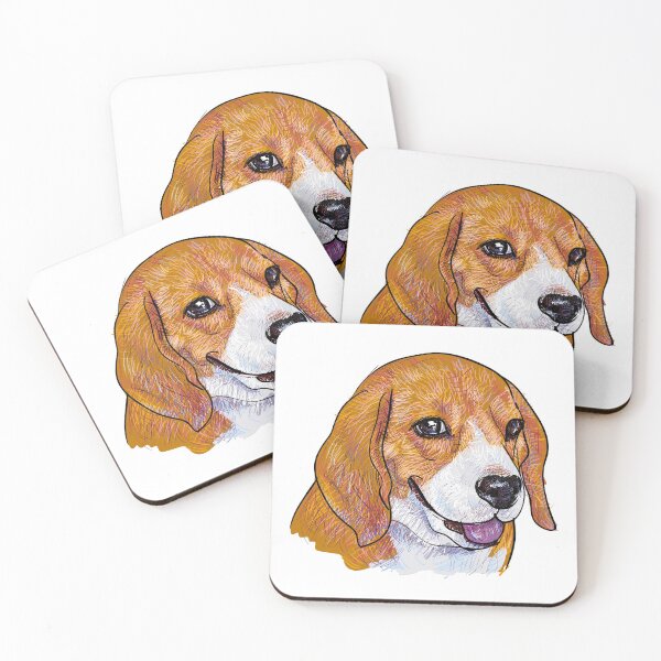 Item preview, Portrait of adorable beagle. designed and sold by hadkhanong.