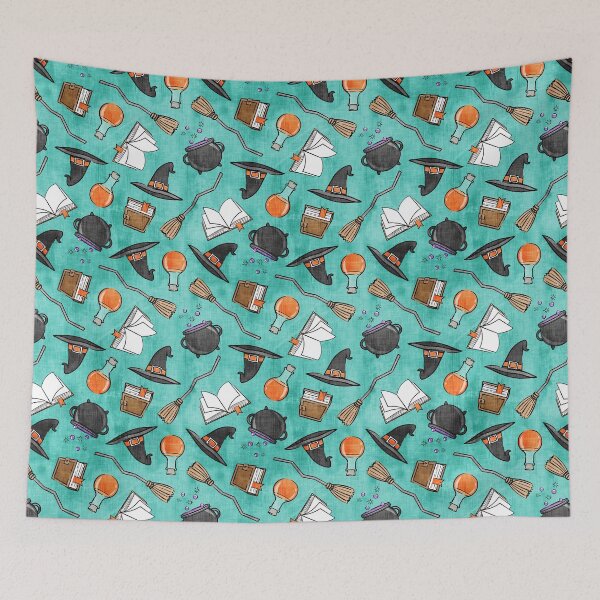 Item preview, Witch's Spell - Teal designed and sold by littlearrow.