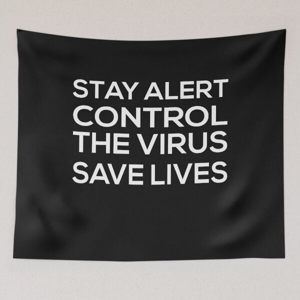 Item preview, STAY ALERT CONTROL THE VIRUS SAVE LIVES T-SHIRT designed and sold by bigerdan.