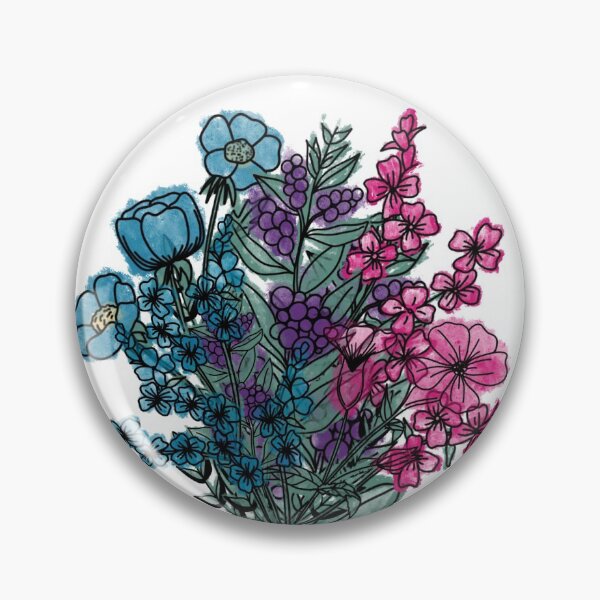 Item preview, Water color flower bouquet  designed and sold by laurhog.