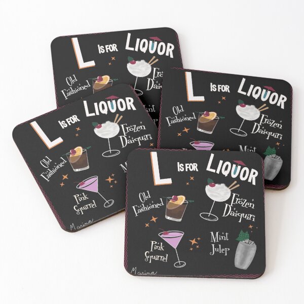 Item preview, L Is For Liquor designed and sold by Marinabobina.