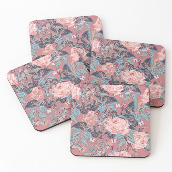 Item preview, Heirloom Roses with Butterflies designed and sold by Bliss Find And Design.