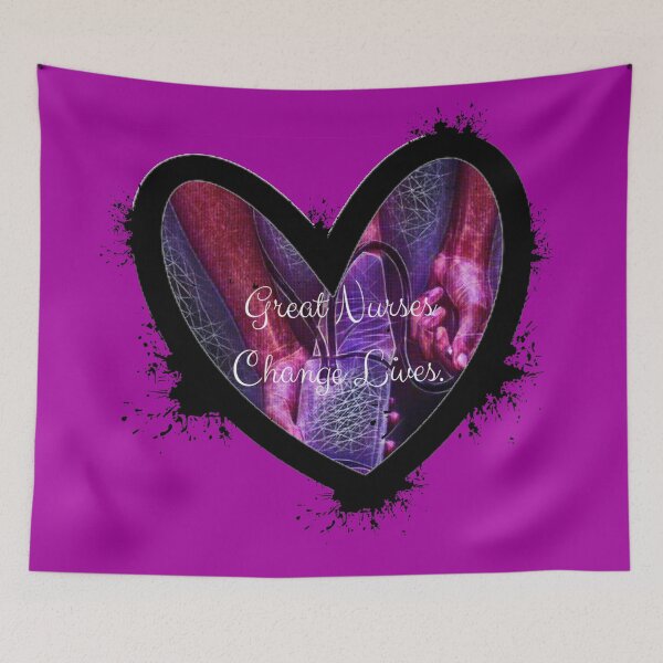 Item preview, Great Nurses Change Lives Blood Pressure Check Heart Art designed and sold by CrystalRaen.