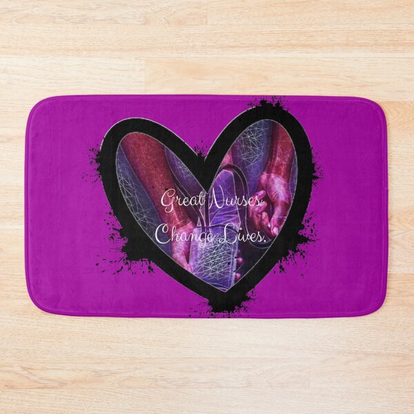 Item preview, Great Nurses Change Lives Blood Pressure Check Heart Art designed and sold by CrystalRaen.