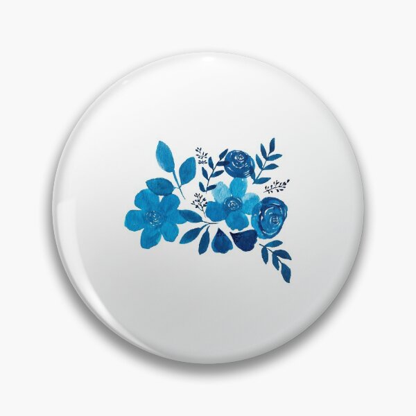 Item preview, Blue watercolor motif designed and sold by petalsofpassion.