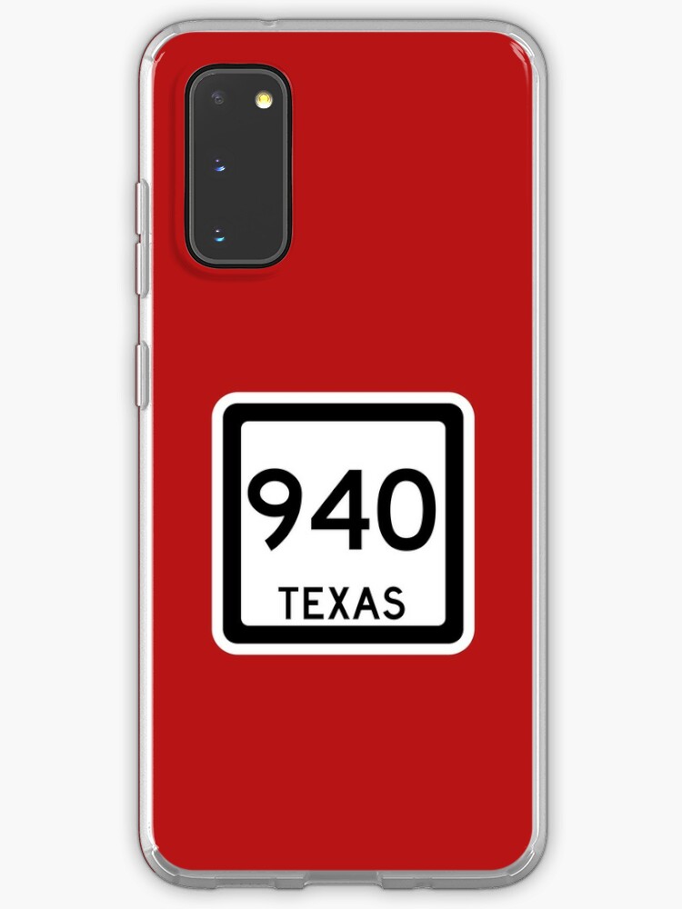 Texas State Route 940 Area Code 940 Case Skin For Samsung Galaxy By Srnac Redbubble