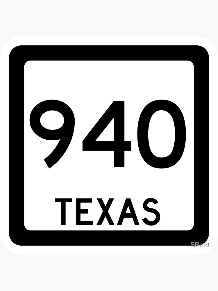 Texas State Route 940 (Area Code 940) by SRnAC