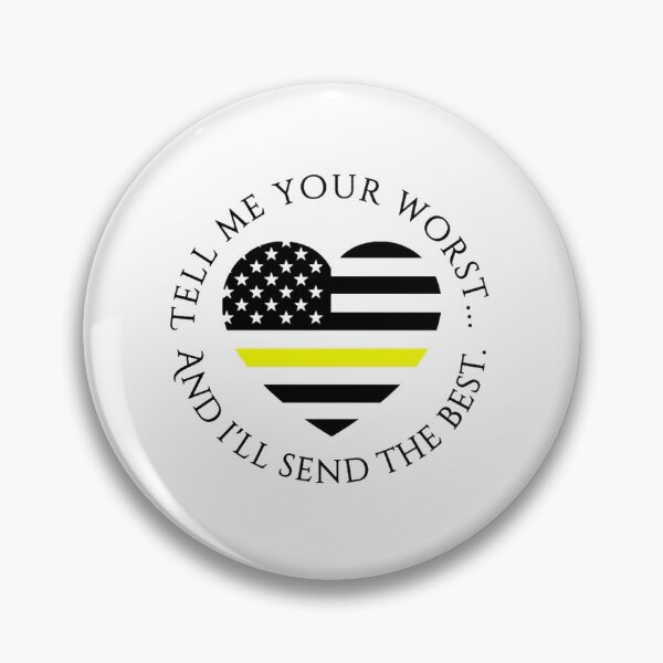 Item preview, 911 Dispatcher Thin Gold Line designed and sold by CPetty1982.