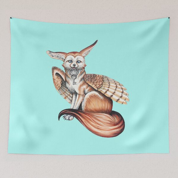 Item preview, Fennec Fox with Wings designed and sold by Lady-Lilac.