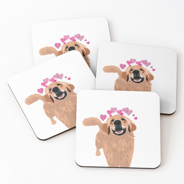 Item preview, Happy Golden Retriever Dog designed and sold by Toripasquale.