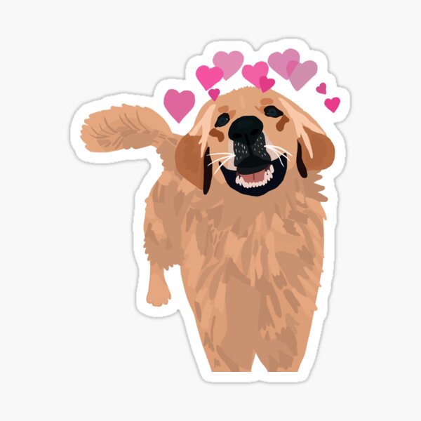 Artikel-Vorschau von Glücklicher Golden Retriever Hund, designt und verkauft von Toripasquale.