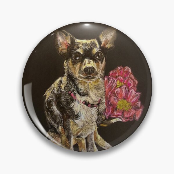 Item preview, Pink Flower Dog Memorial designed and sold by Alexa Powell.