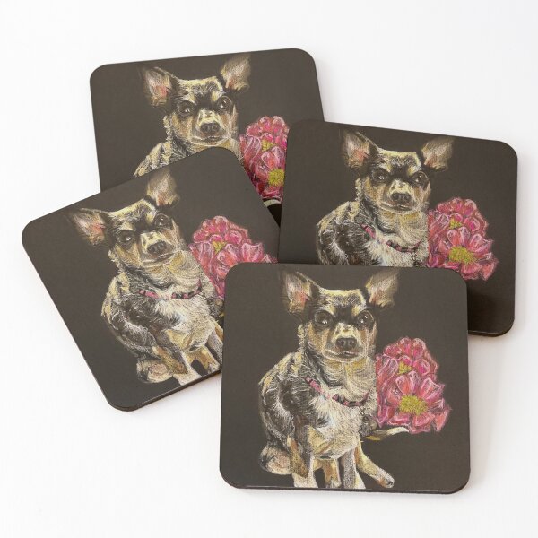 Item preview, Pink Flower Dog Memorial designed and sold by Alexa Powell.