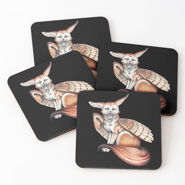 Item preview, Fennec Fox with Wings designed and sold by Lady-Lilac.
