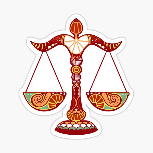 Waage Sticker