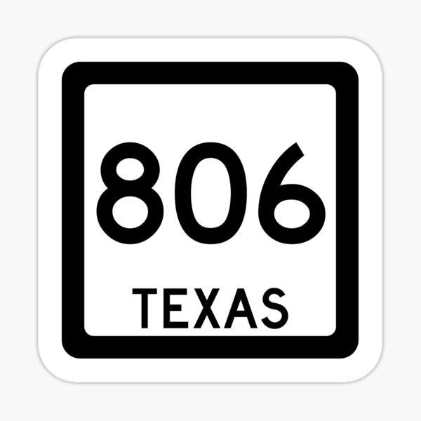 texas-state-route-806-area-code-806-sticker-by-srnac-redbubble