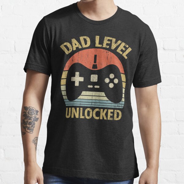 Dad Level Unlocked New Dad First Time Dad Daddy To Be Fathers Day T Video Gamer Essential 2429