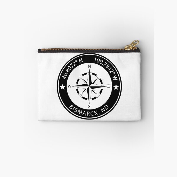 Item preview, Bismarck, North Dakota Geographical Coordinates designed and sold by TeeOhGraphics.