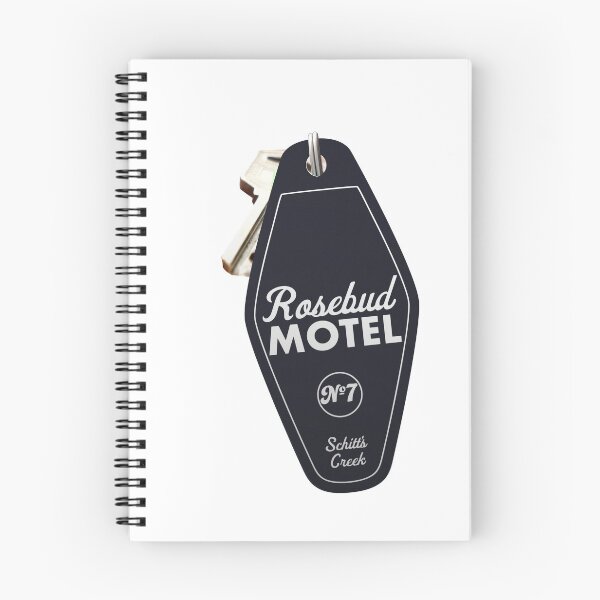 Item preview, Schitt's Creek Rosebud Motel Key Tag for Room 7, Retro design in black designed and sold by The-Goods.