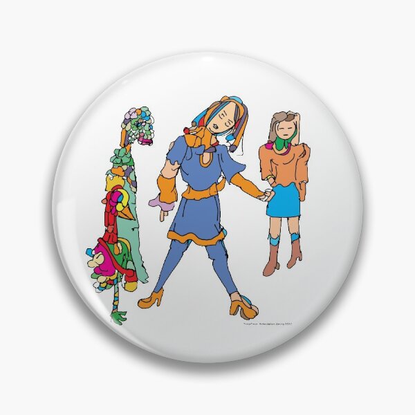 Item preview, Blue Dress, Orange Dress, Green Dress, TeresaTown at Redbubble 2020 designed and sold by Mark Stansberry.