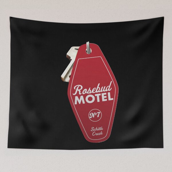 Item preview, Schitt's Creek Rosebud Motel Key Tag for Room 7, Retro design in red designed and sold by The-Goods.