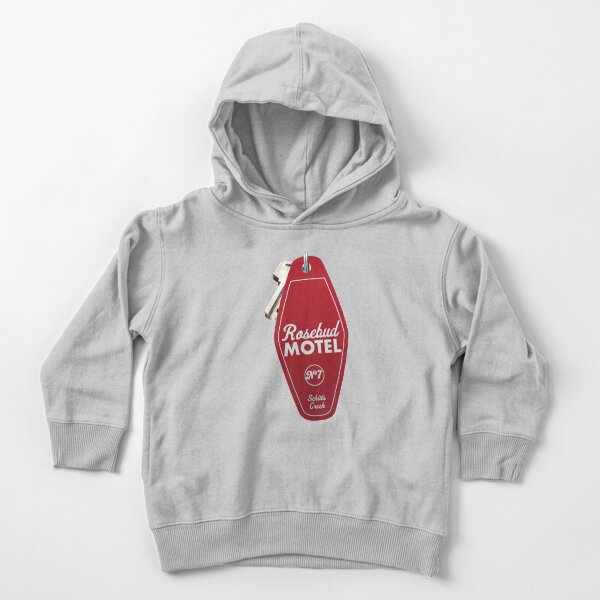 Schitt's Creek Rosebud Motel Key Tag for Room 7, Retro design in red Toddler Pullover Hoodie