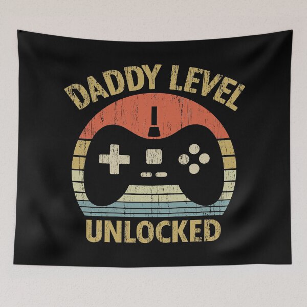 Item preview, Daddy Level Unlocked - New Dad First Time Dad Daddy To Be Fathers Day Gift Video Gamer designed and sold by nana1099.