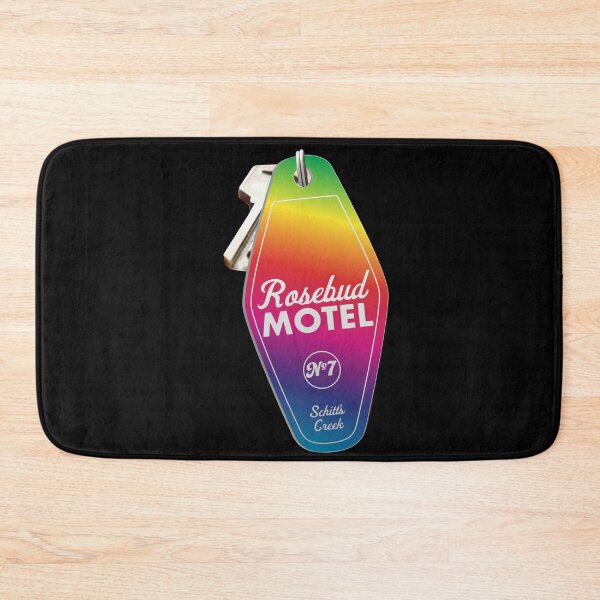 Item preview, Schitt's Creek Rosebud Motel Key Tag for Room 7, Retro design in Rainbow Pride Colors. designed and sold by The-Goods.