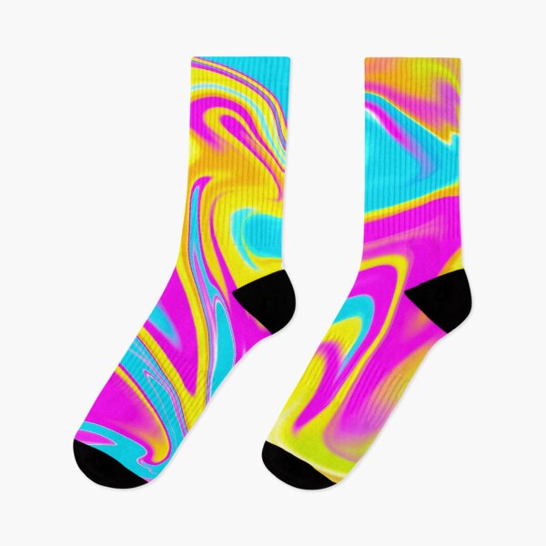 Item preview, Neon Tie Dye Print Pattern designed and sold by Aryeh Studio.
