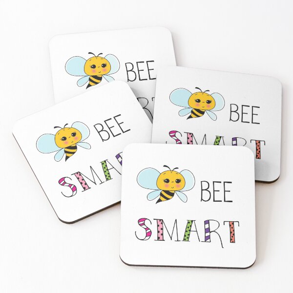 Item preview, Be Smart, Cute little Bee with a Smart Little Message designed and sold by byink.