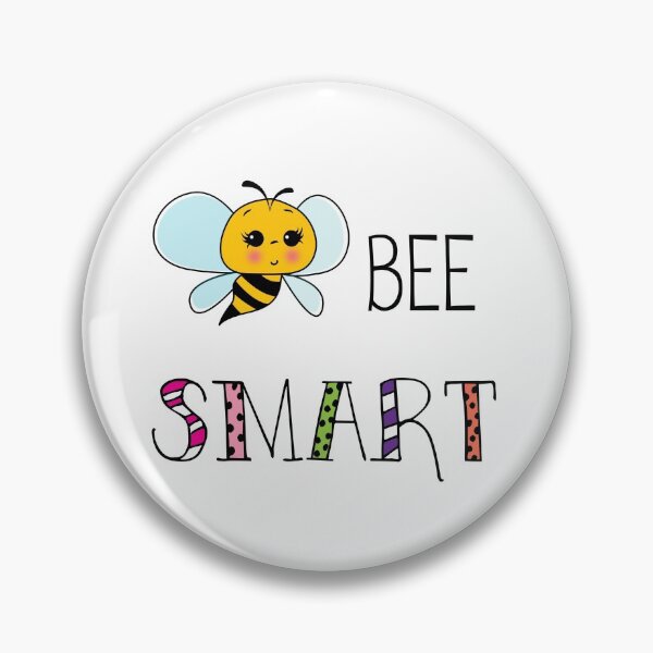 Item preview, Be Smart, Cute little Bee with a Smart Little Message designed and sold by byink.