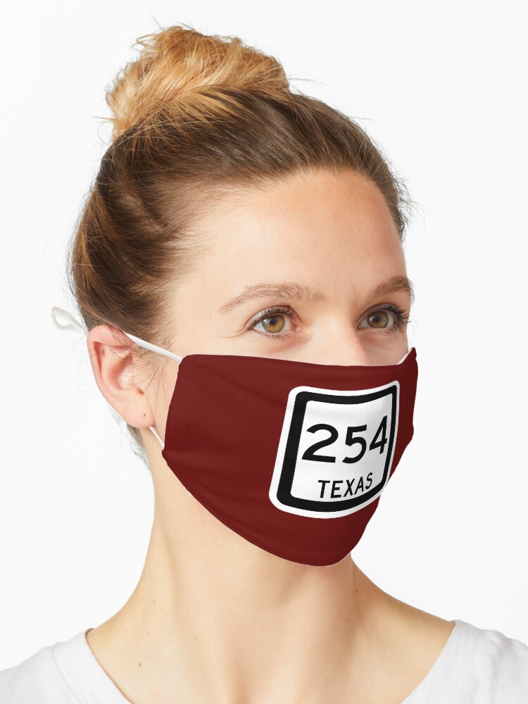 Texas State Route 254 Area Code 254 Mask By Srnac Redbubble