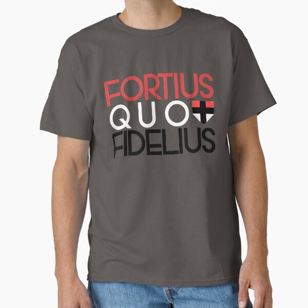 Item preview, Fortius Quo Fidelius - Saints Slogan Design designed and sold by ampersand25.