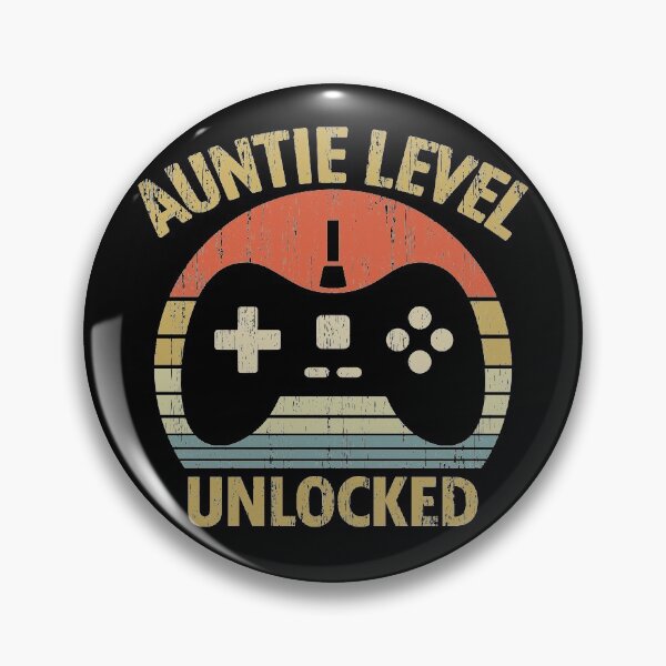 Item preview, Auntie Level Unlocked - New Auntie First Time Auntie Baby Shower Video Gamer designed and sold by nana1099.