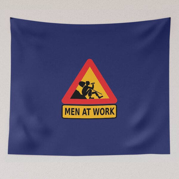 Item preview, "Men at work" designed and sold by RosalinaRV.